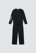 סט פיג'מה ריב דמויות - flat lay