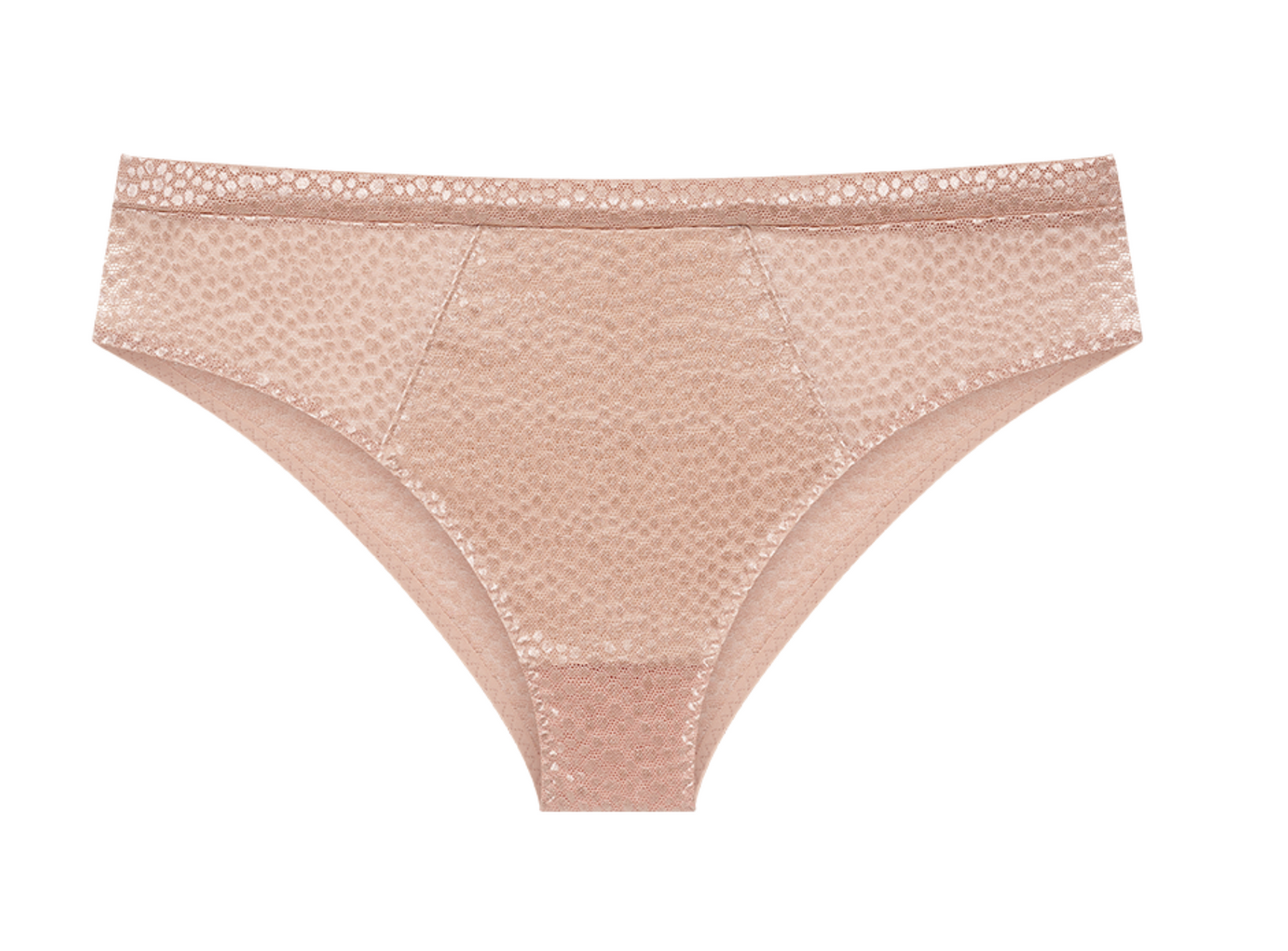 תחתון ביקיני בשילוב בד ג'