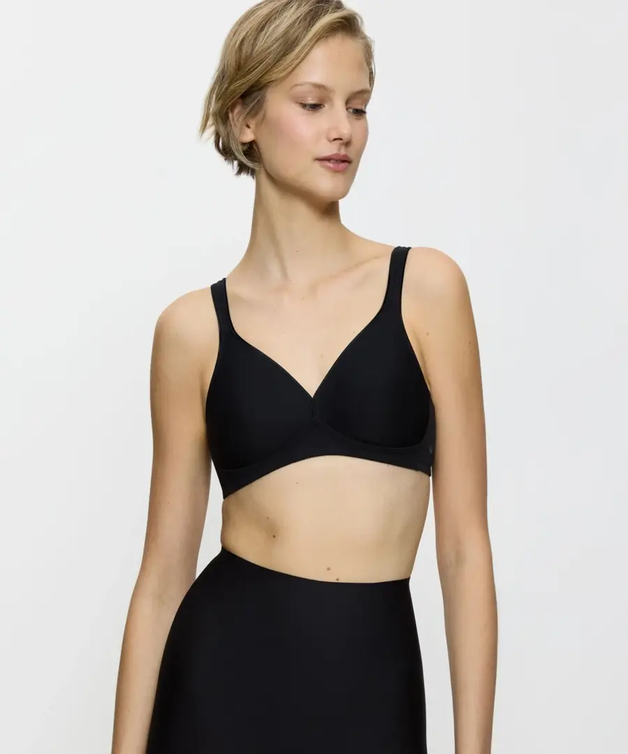 חזייה ללא ברזלים רכה מודרנית עם כותנה