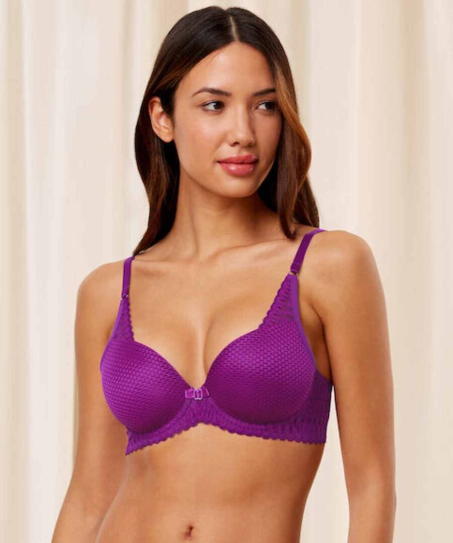 חזיית תחרה מרופדת עם ברזלים