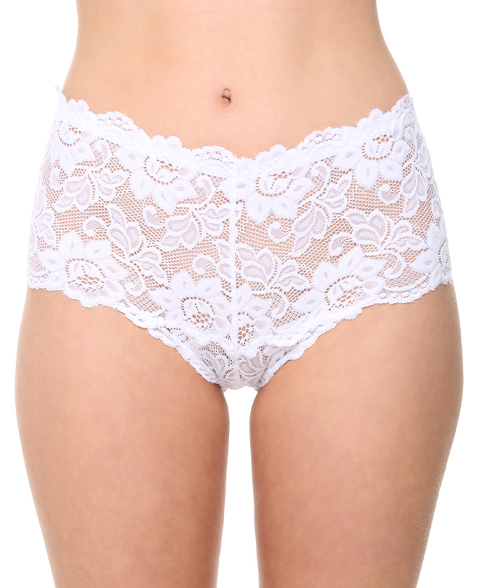 תחתוני תחרה גבוהים בגזרה מחמיאה