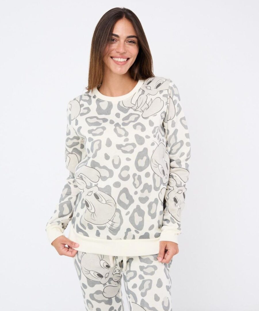 פיג' פוטר-טוויטי אפור