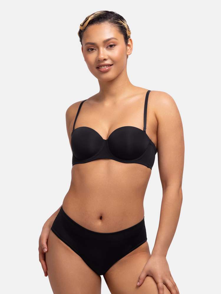 חזיית סטרפלס מרופדת