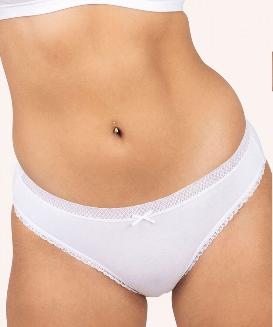 תחתון כותנה ביקיני הי-לג