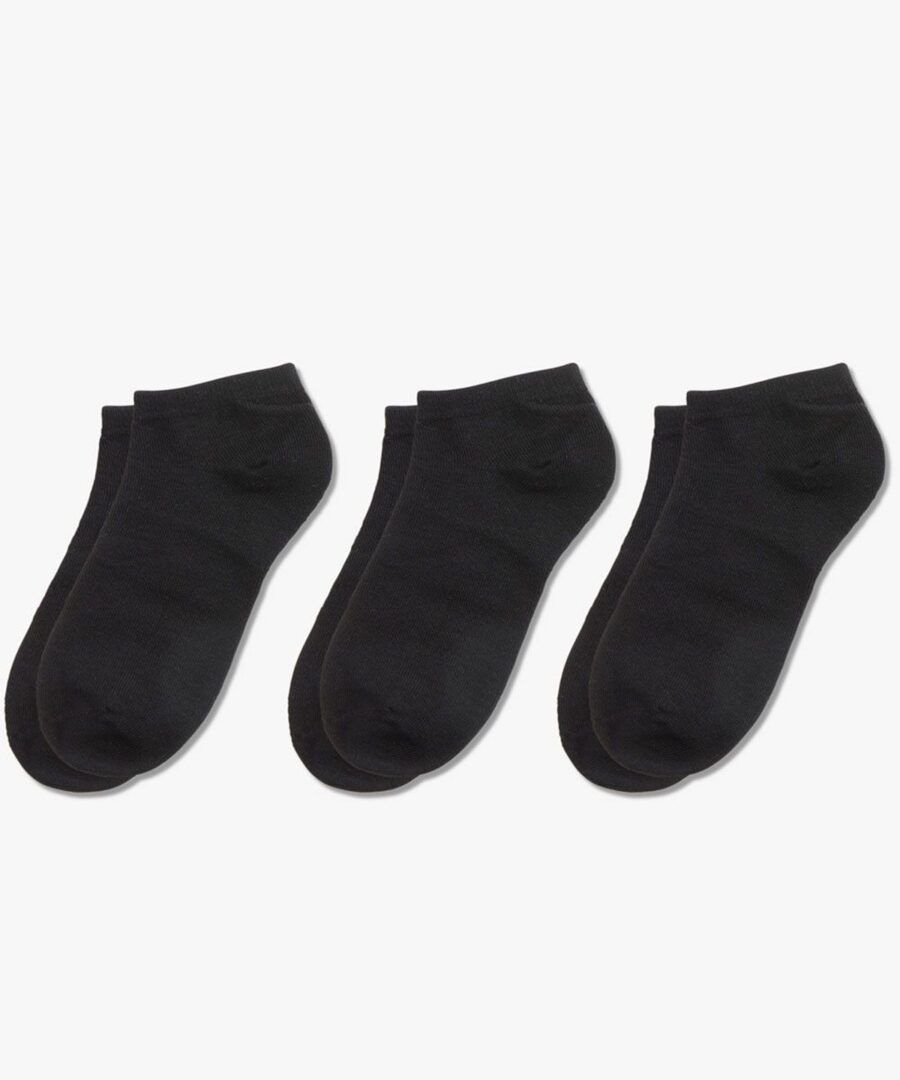 מארז 3 זוגות גרביים קרסוליות ללא תפר