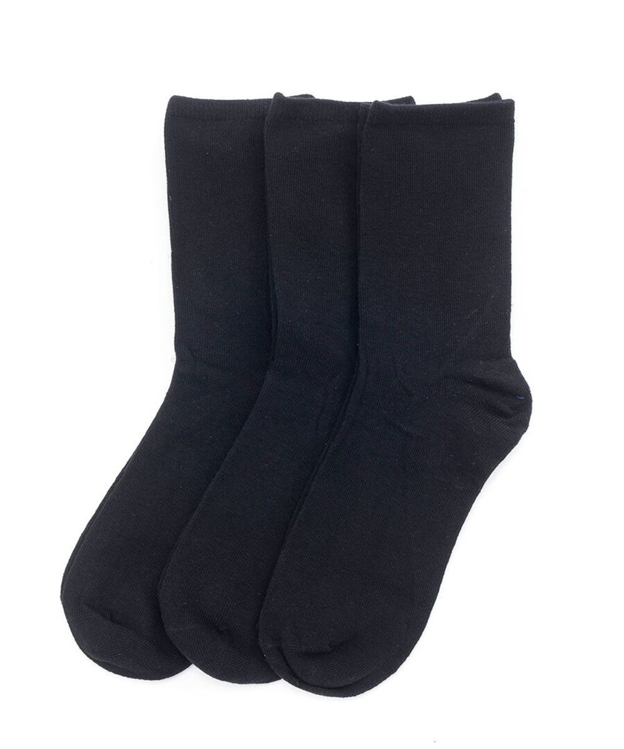 מארז 3 זוגות גרביים ללא תפר באורך קלאסי