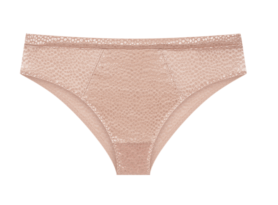 תחתון ביקיני בשילוב בד ג'