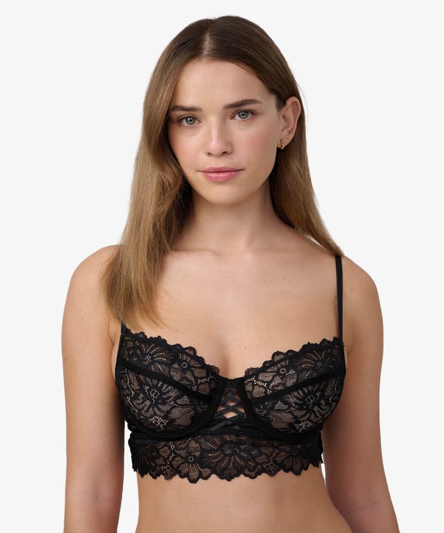 ברלט תחרה עשירה ללא ריפוד