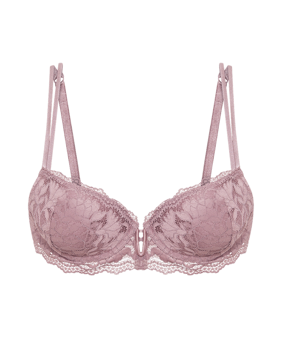 חזיית פוש-אפ עם תחרה וברזלים