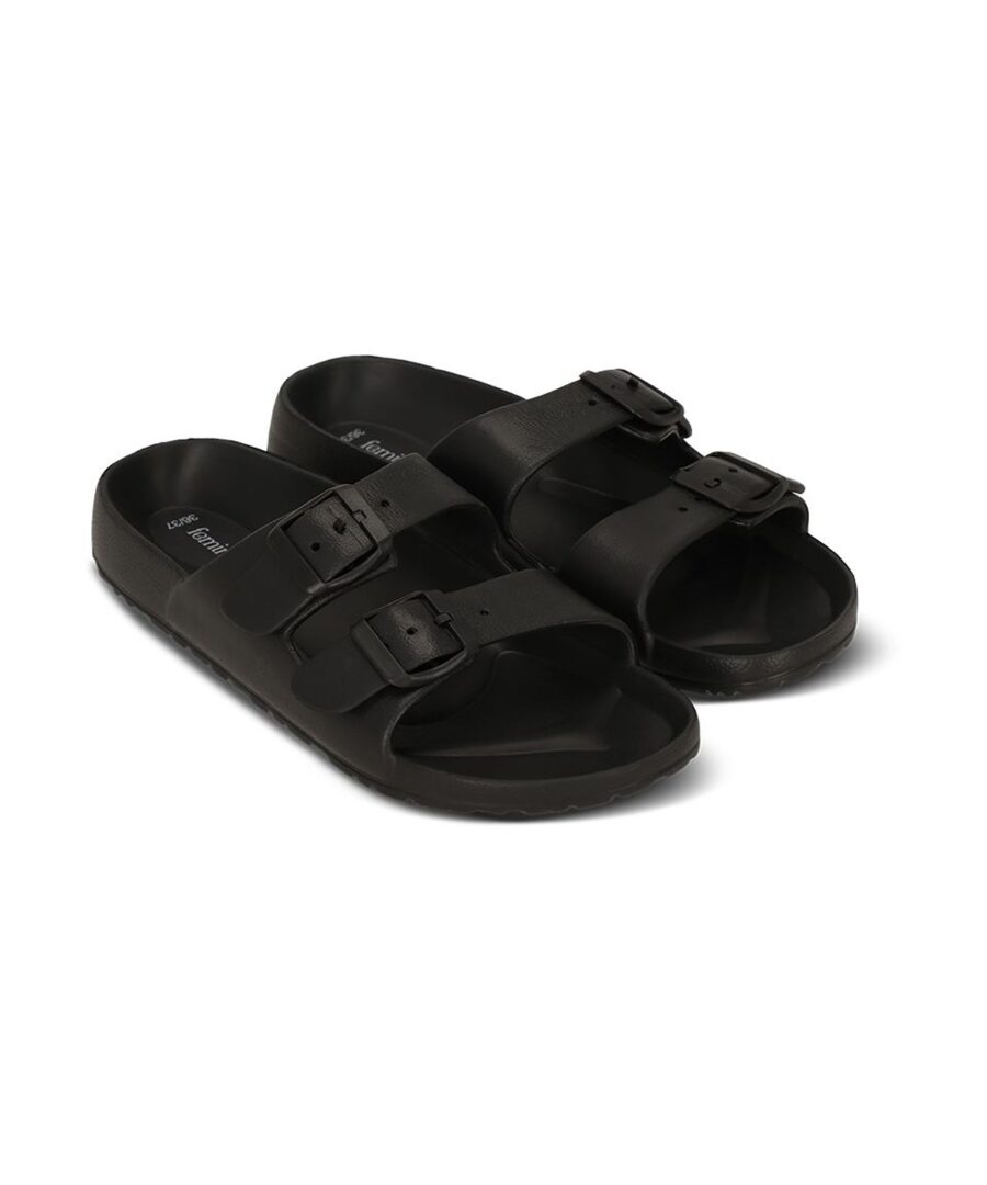 סנדלי גומי עם רצועות ואבזמים