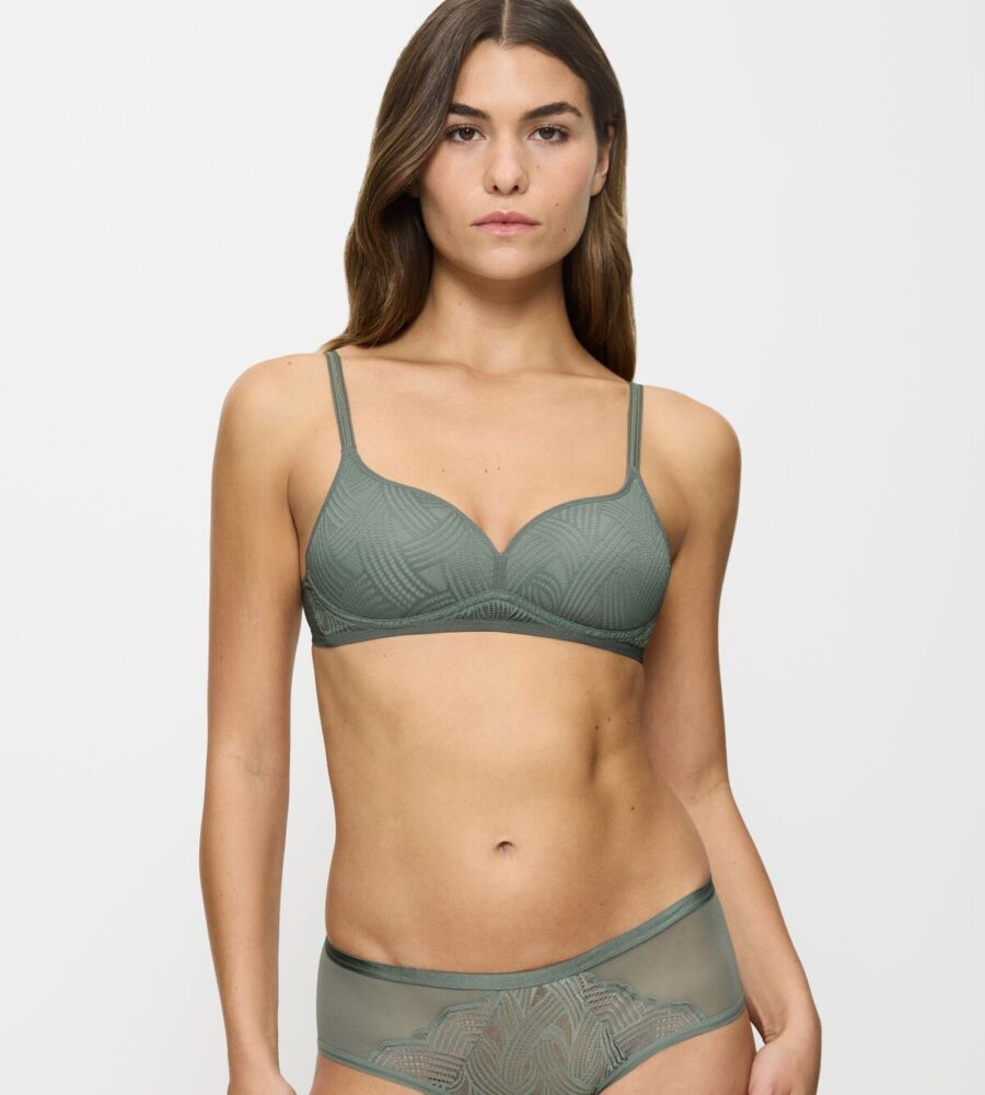 חזייה מרופדת עם תחרה